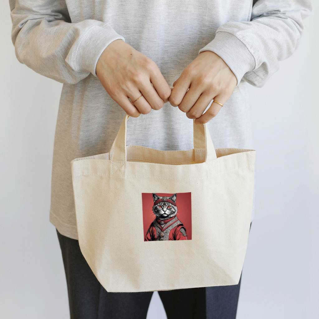 hogarakuの縄文猫 Lunch Tote Bag