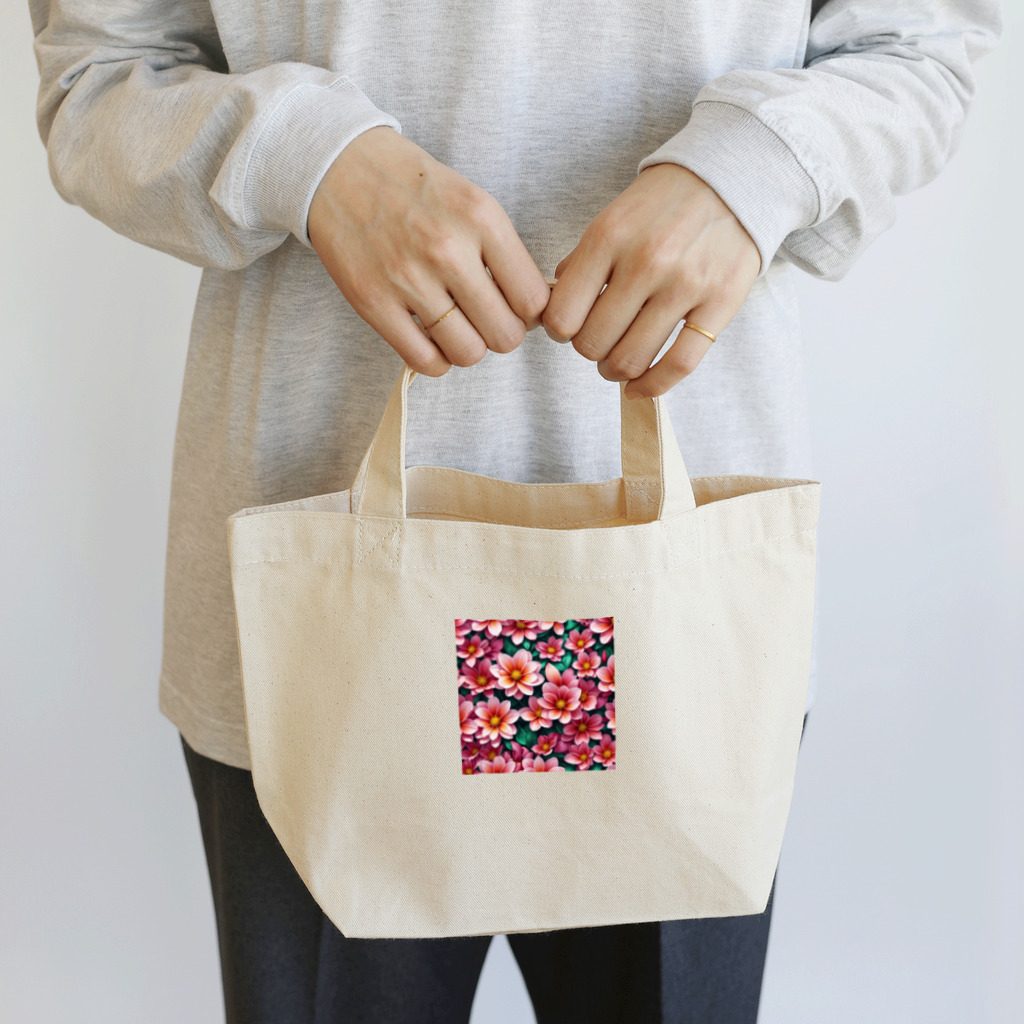 OTIRUBUTUBUTUの赤い花 Lunch Tote Bag