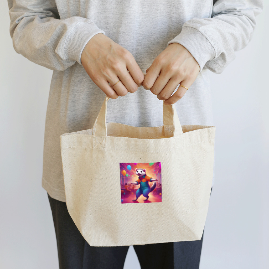 キャリーのダンサーフェレット Lunch Tote Bag