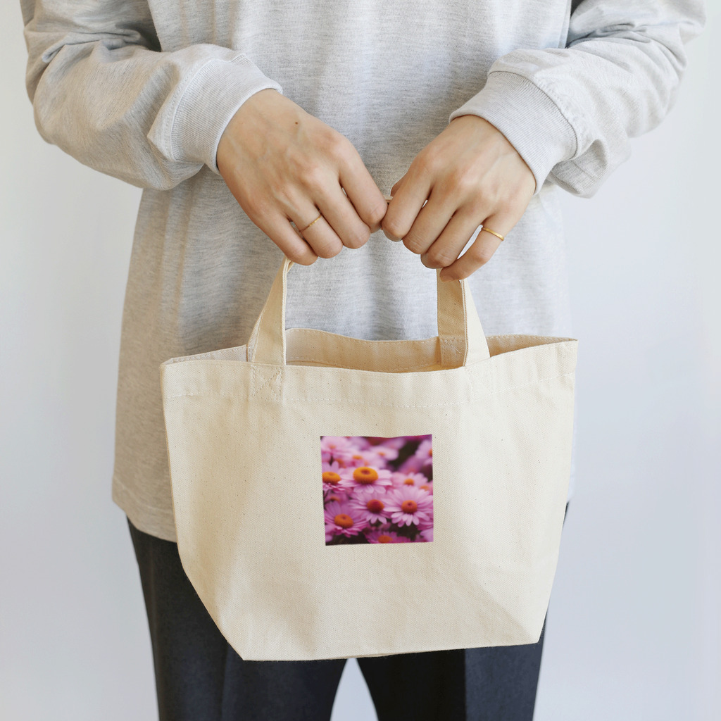 紅茶のフクジュソウ柄 Lunch Tote Bag