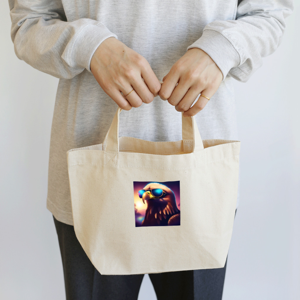 ねむねこのお店のサングラス鷲 Lunch Tote Bag