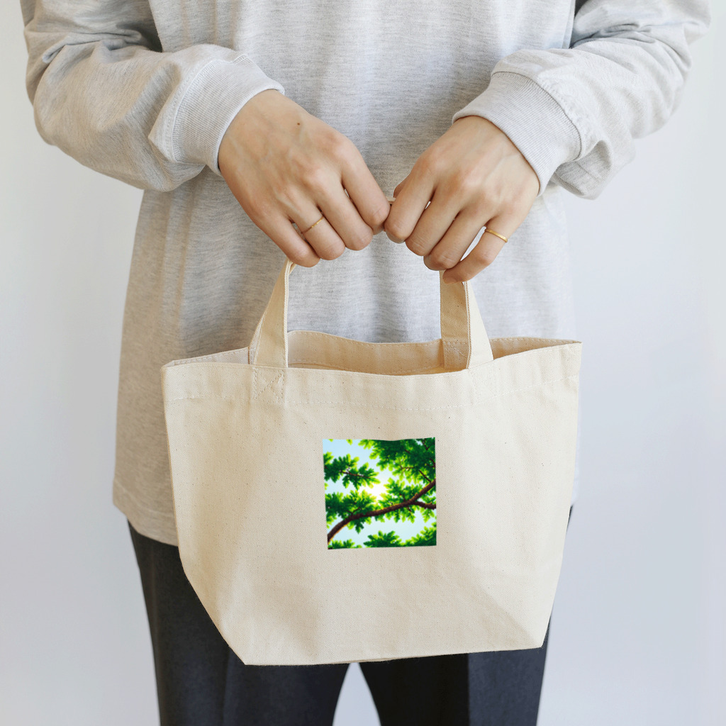 enodeaouの立っている木の枝 Lunch Tote Bag