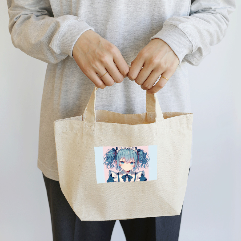angry  maidの怒りとメイド Lunch Tote Bag