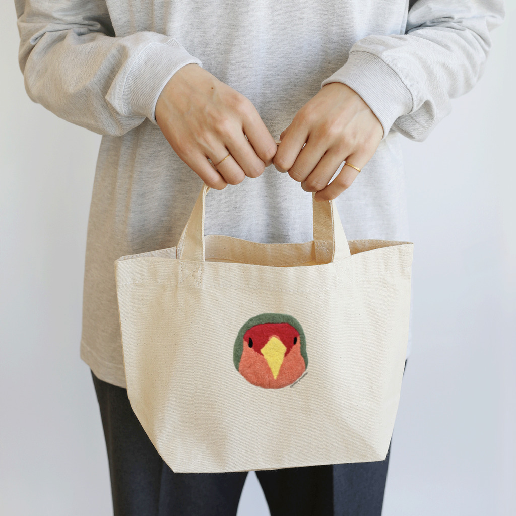 ひみつ洋裁店のコザクラインコ（ノーマル） Lunch Tote Bag