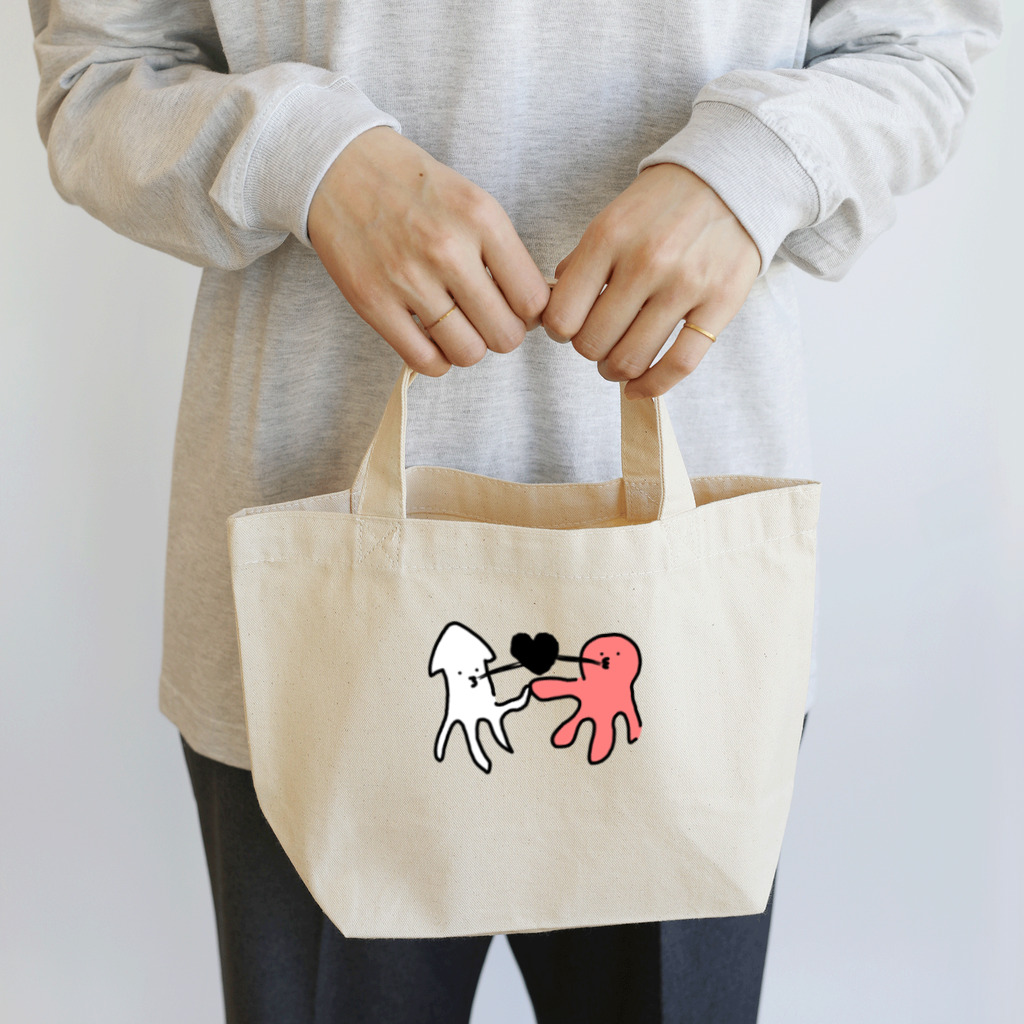 うねるんばの🦑🖤🐙 Lunch Tote Bag