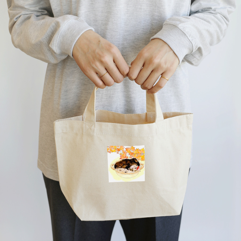 コハクのネコにゃべのコハク！ Lunch Tote Bag