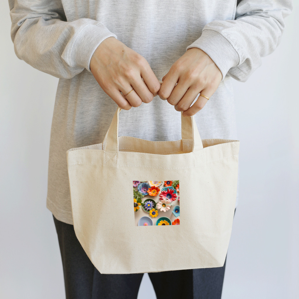 HOSHI-TANEKO🌠の🍽かわいいアクセサリーたち🌺 Lunch Tote Bag
