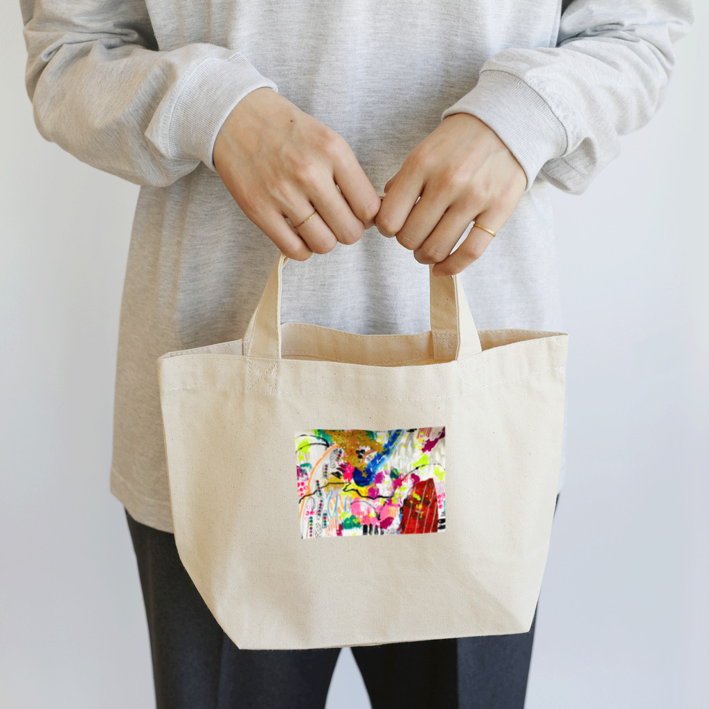 ヒラモトユミエのHope your mind. Lunch Tote Bag