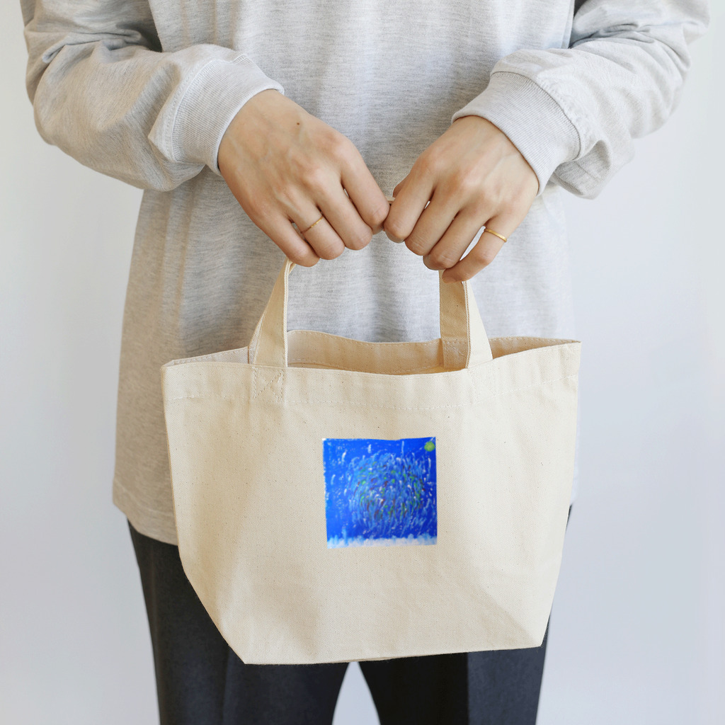 JIBUN SHOPの花火（AO作） Lunch Tote Bag