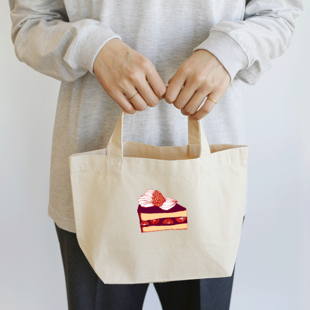 NIKORASU GOのショートケーキ Lunch Tote Bag