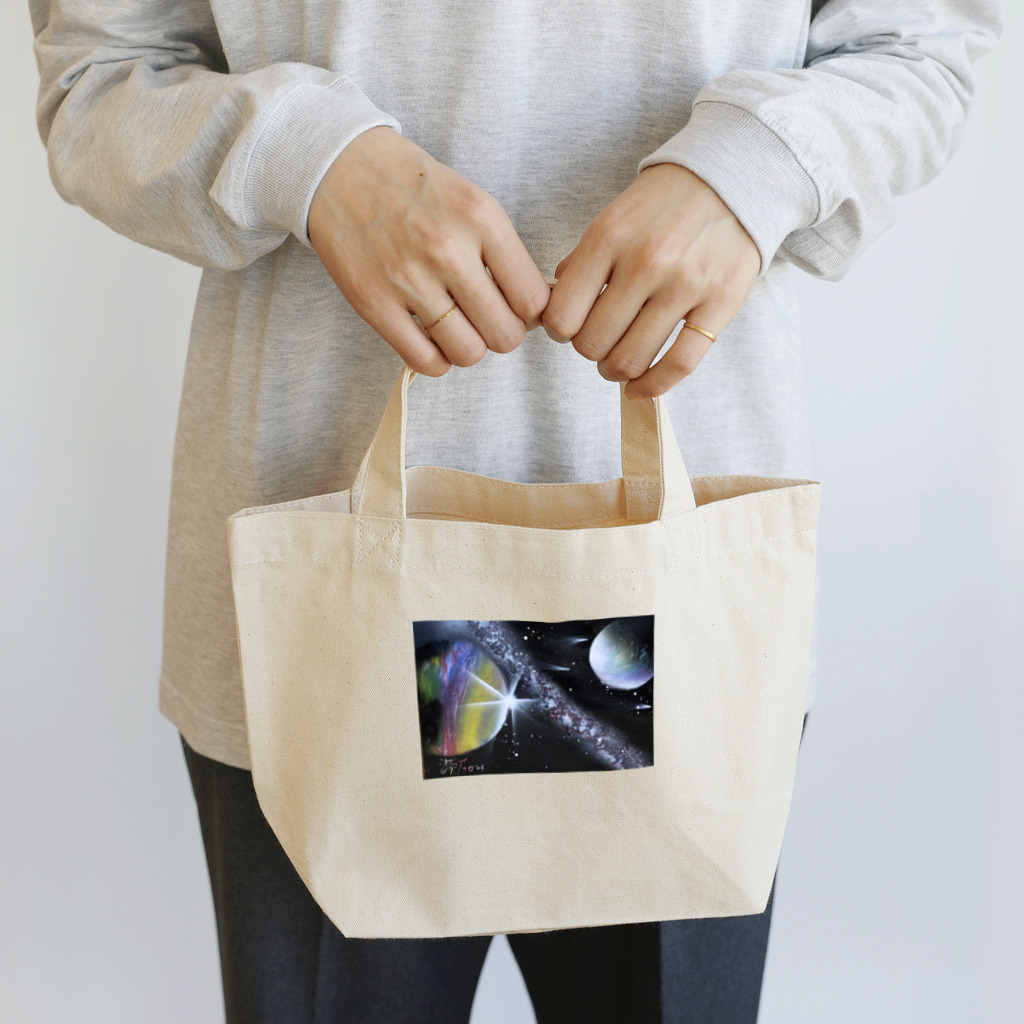 Yessy&Tomo Tienda de artistasの七夕の銀河 Lunch Tote Bag