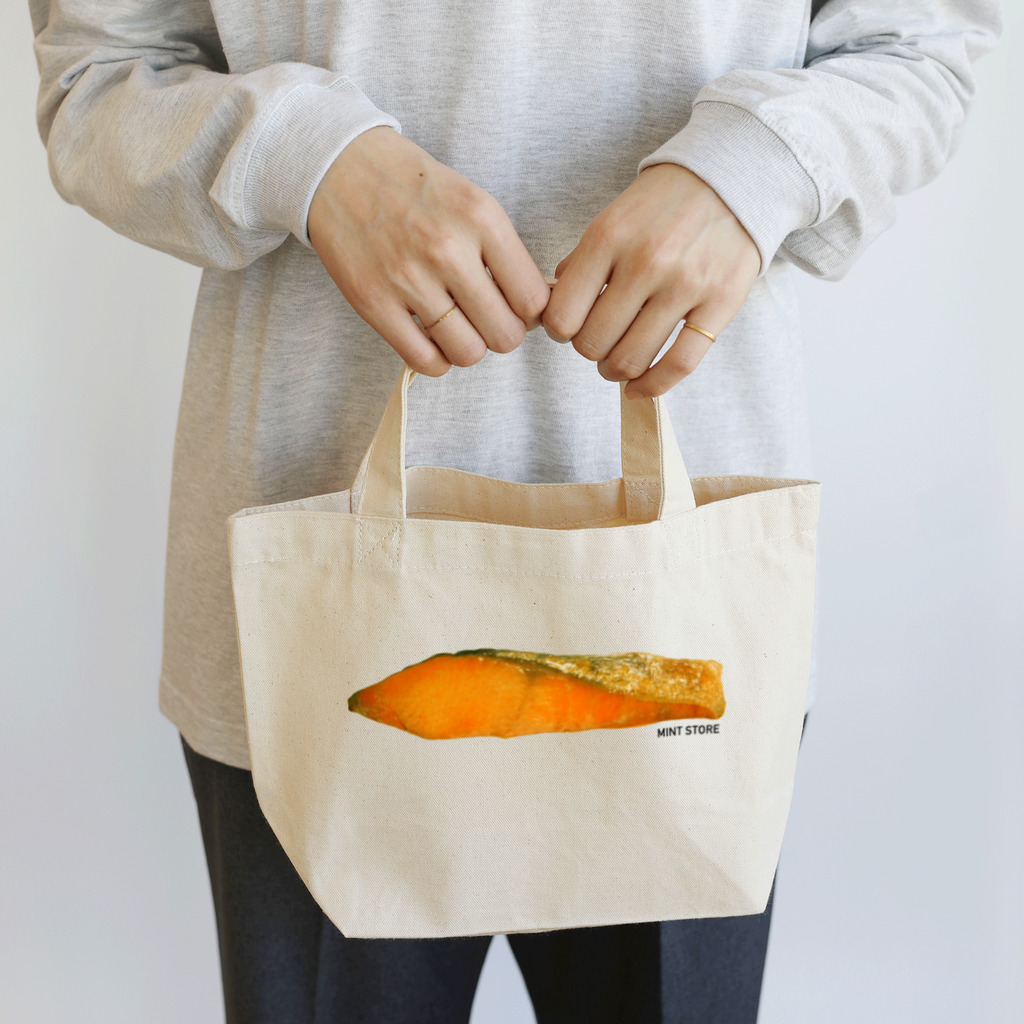 MINT STOREの焼きジャケ Lunch Tote Bag