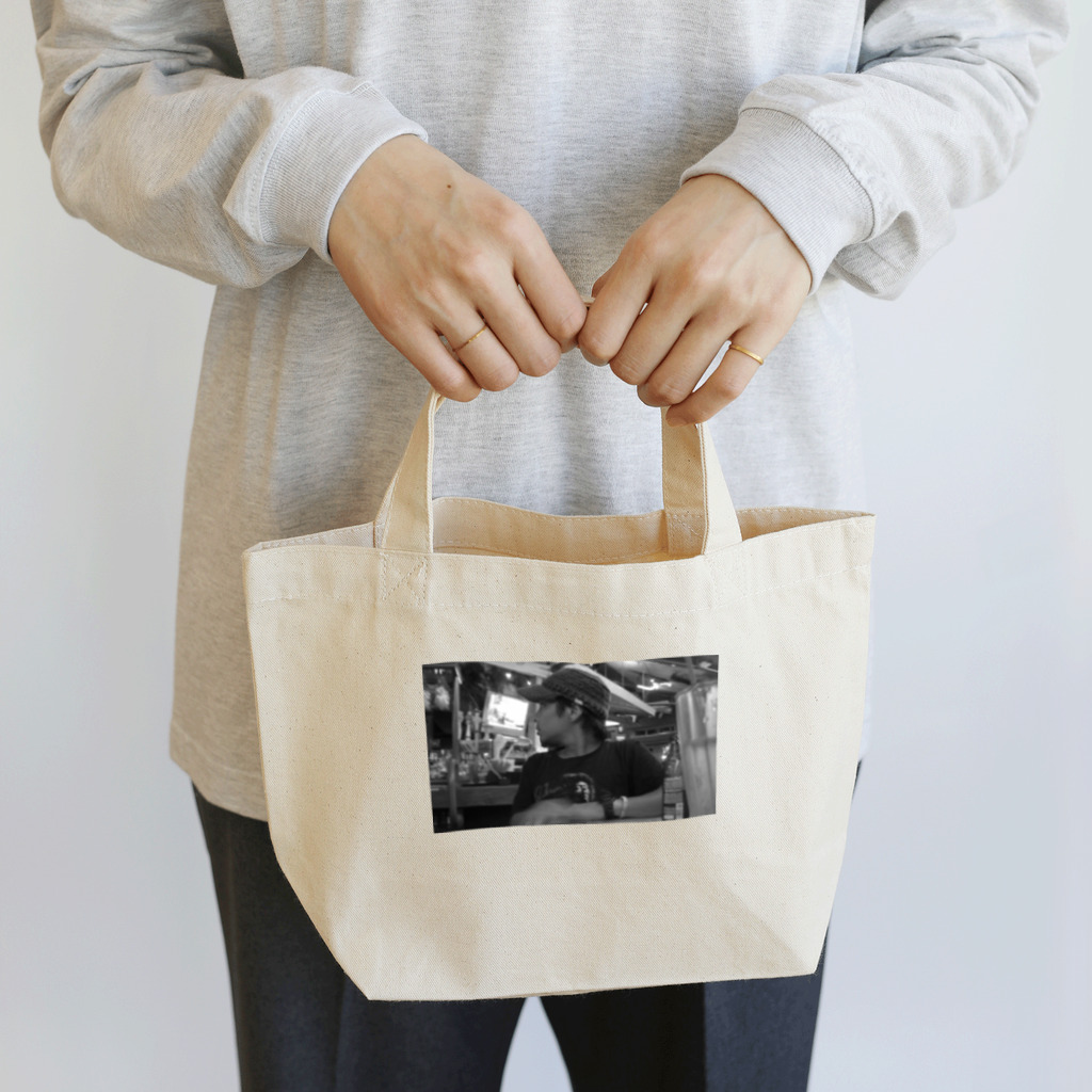 はらけんの振り向くはらけん Lunch Tote Bag