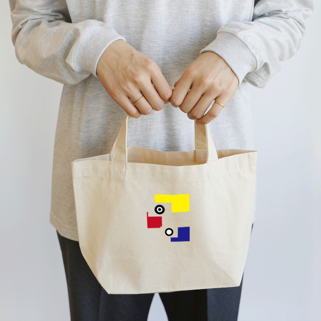 NOのTHREE SQUARE Lunch Tote Bag
