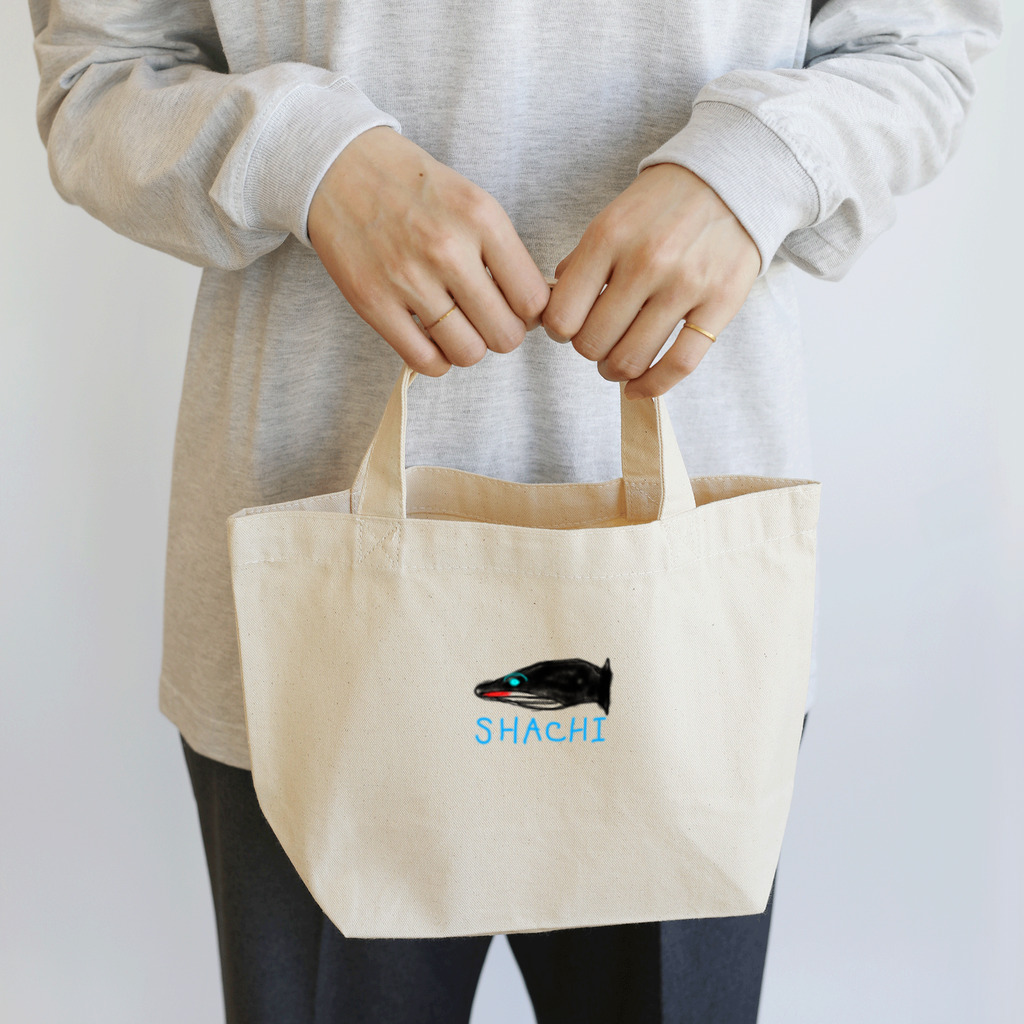 animaltennensuiの息子が描きそうなシリーズ:シャチ Lunch Tote Bag