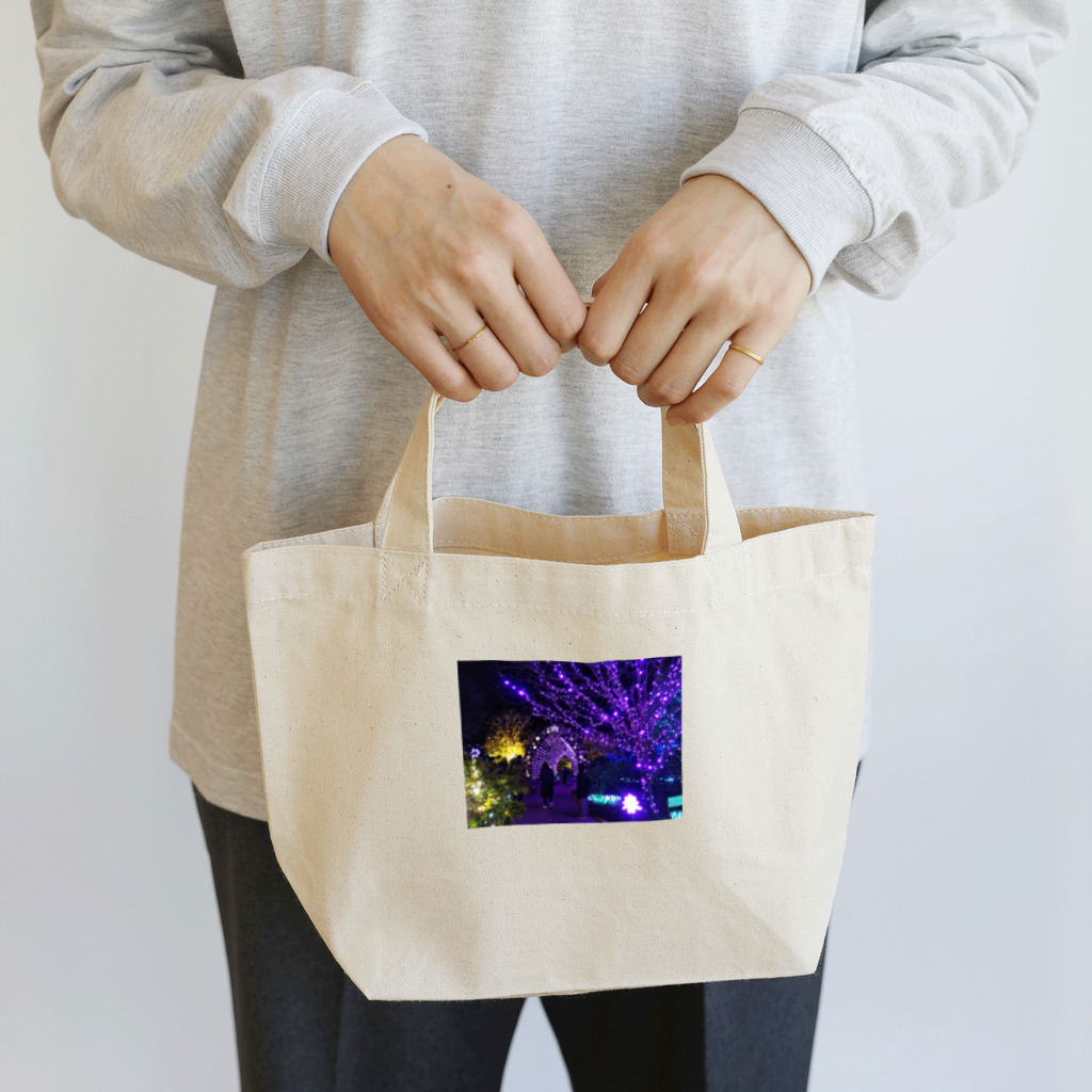 morinoyouseiのキラキラ輝くイルミネーションの世界 Lunch Tote Bag