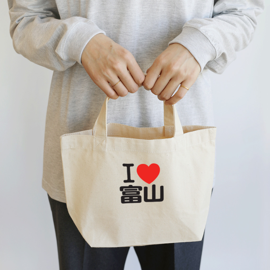 I LOVE SHOPのI LOVE 富山 Lunch Tote Bag