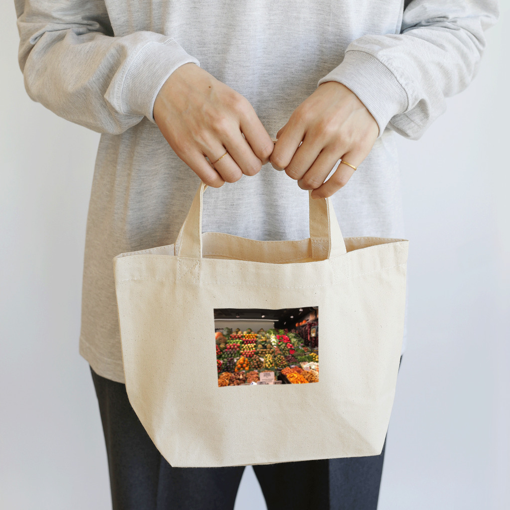 MATSURのスペインの市場 Lunch Tote Bag