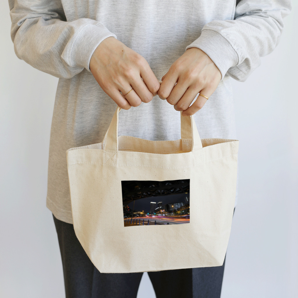 nokkccaの光跡 - Junction Light trail - Lunch Tote Bag