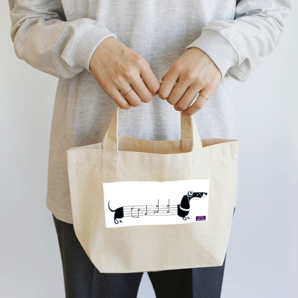 ドッグハウスベティのおんぷ・ダックス Lunch Tote Bag