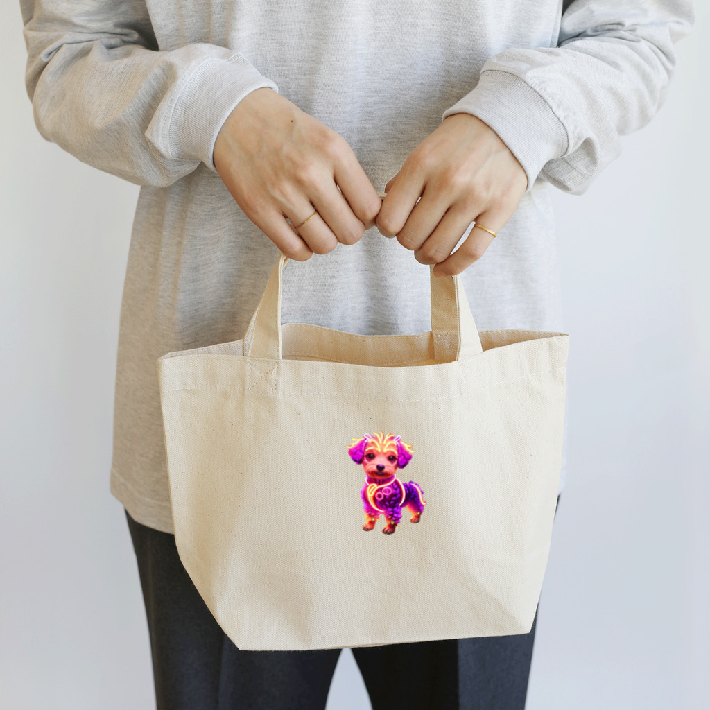 MaKenEekaRaのネオントイプードル Lunch Tote Bag