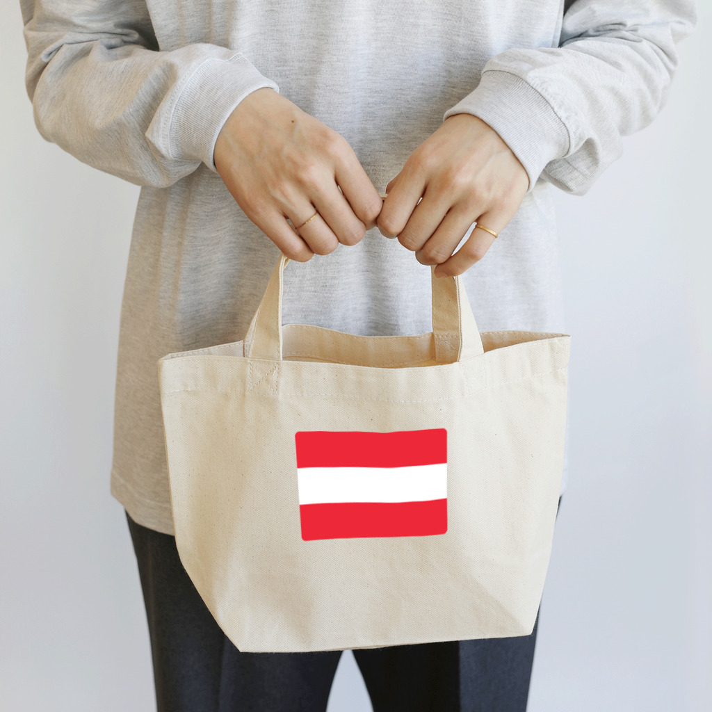 お絵かき屋さんのオーストリアの国旗 Lunch Tote Bag