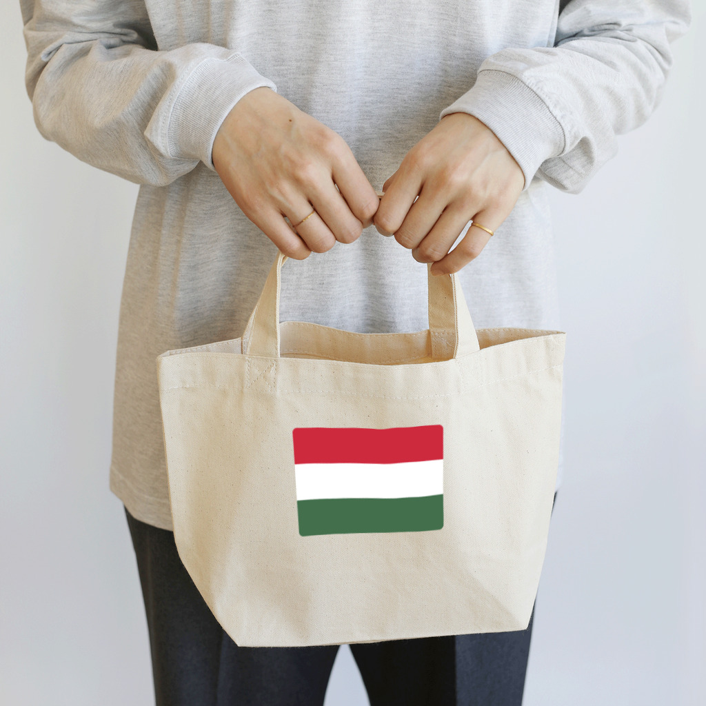 お絵かき屋さんのハンガリーの国旗 Lunch Tote Bag
