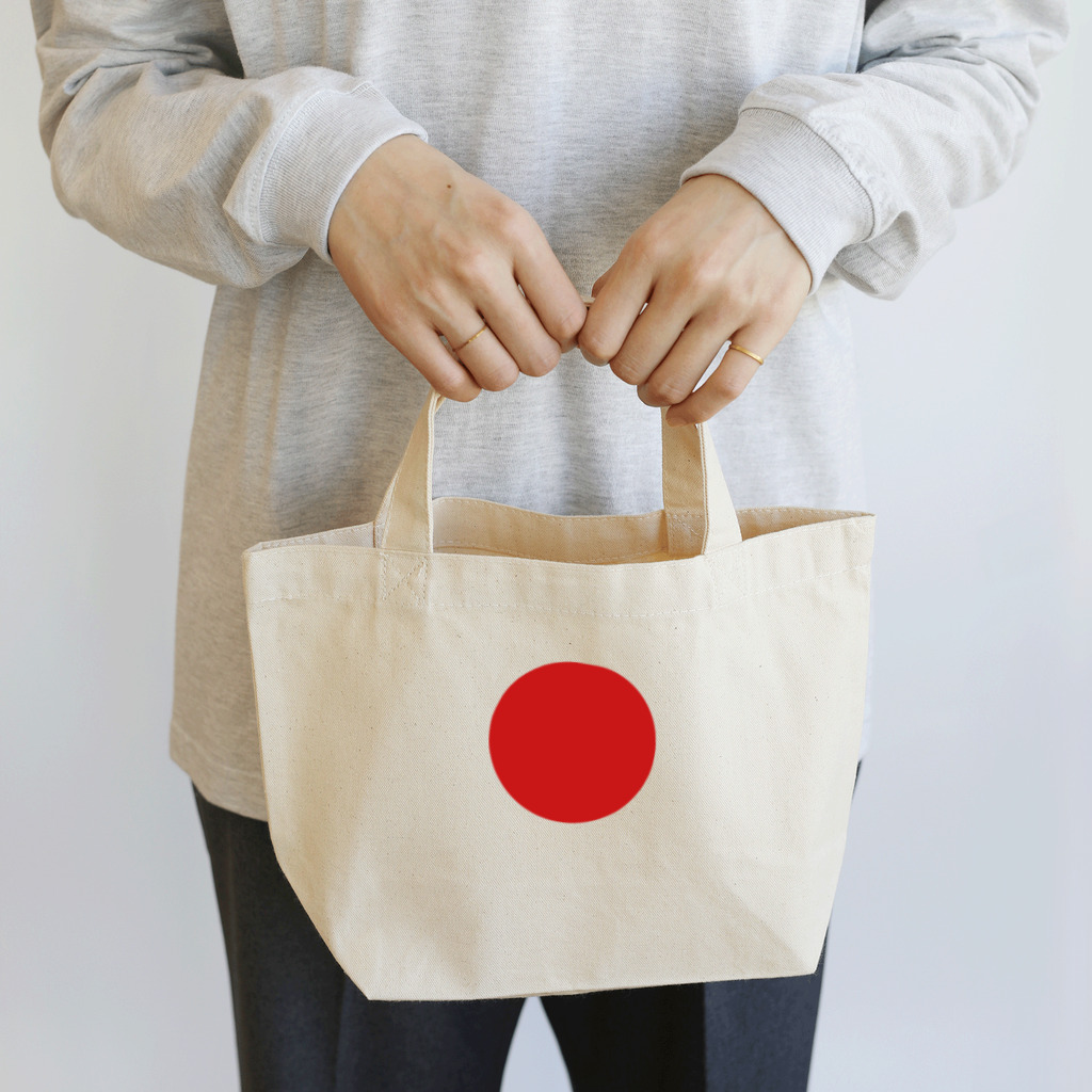 お絵かき屋さんの日本の国旗 Lunch Tote Bag