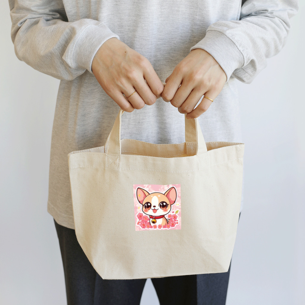 可愛いチワワグッズショップのファンタジーなチワワ Lunch Tote Bag