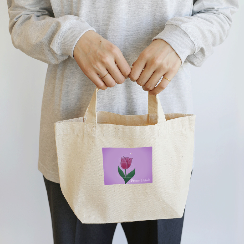 Pretty Petalsのガーリートートバッグ Lunch Tote Bag