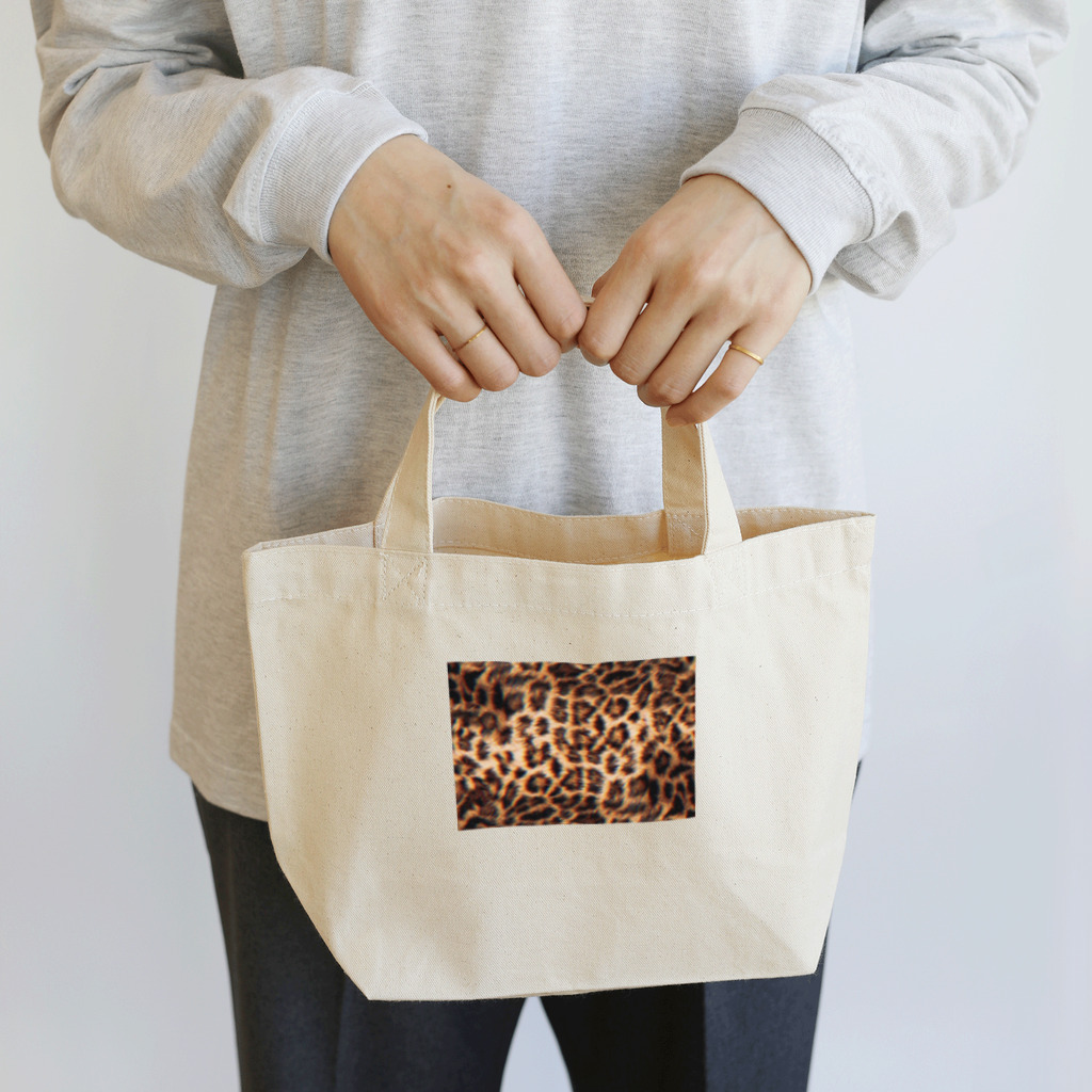 キッチンファラオのヒョウ柄　デザイン Lunch Tote Bag