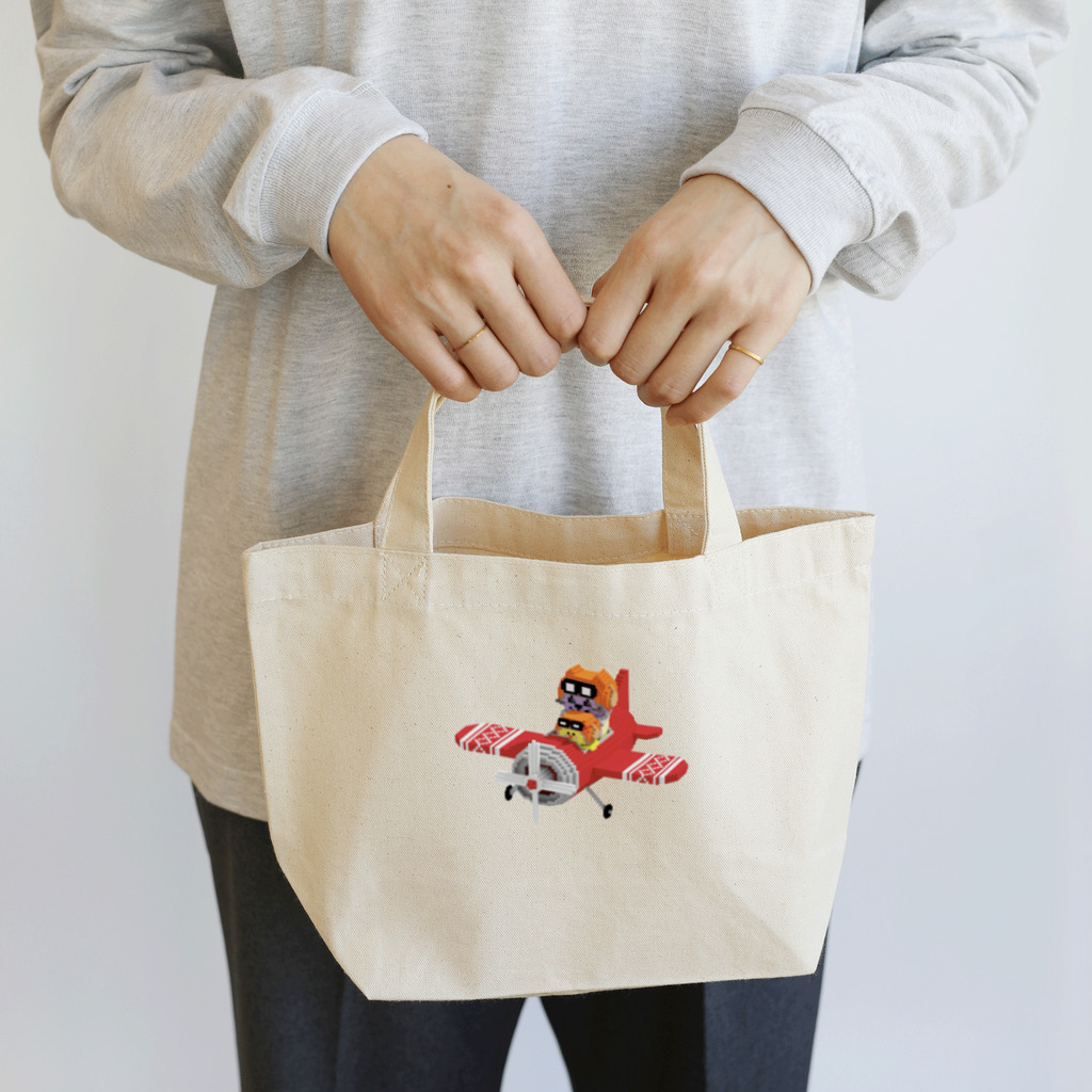 LEOPIYO shopのLEOPIYO ひこうき Lunch Tote Bag