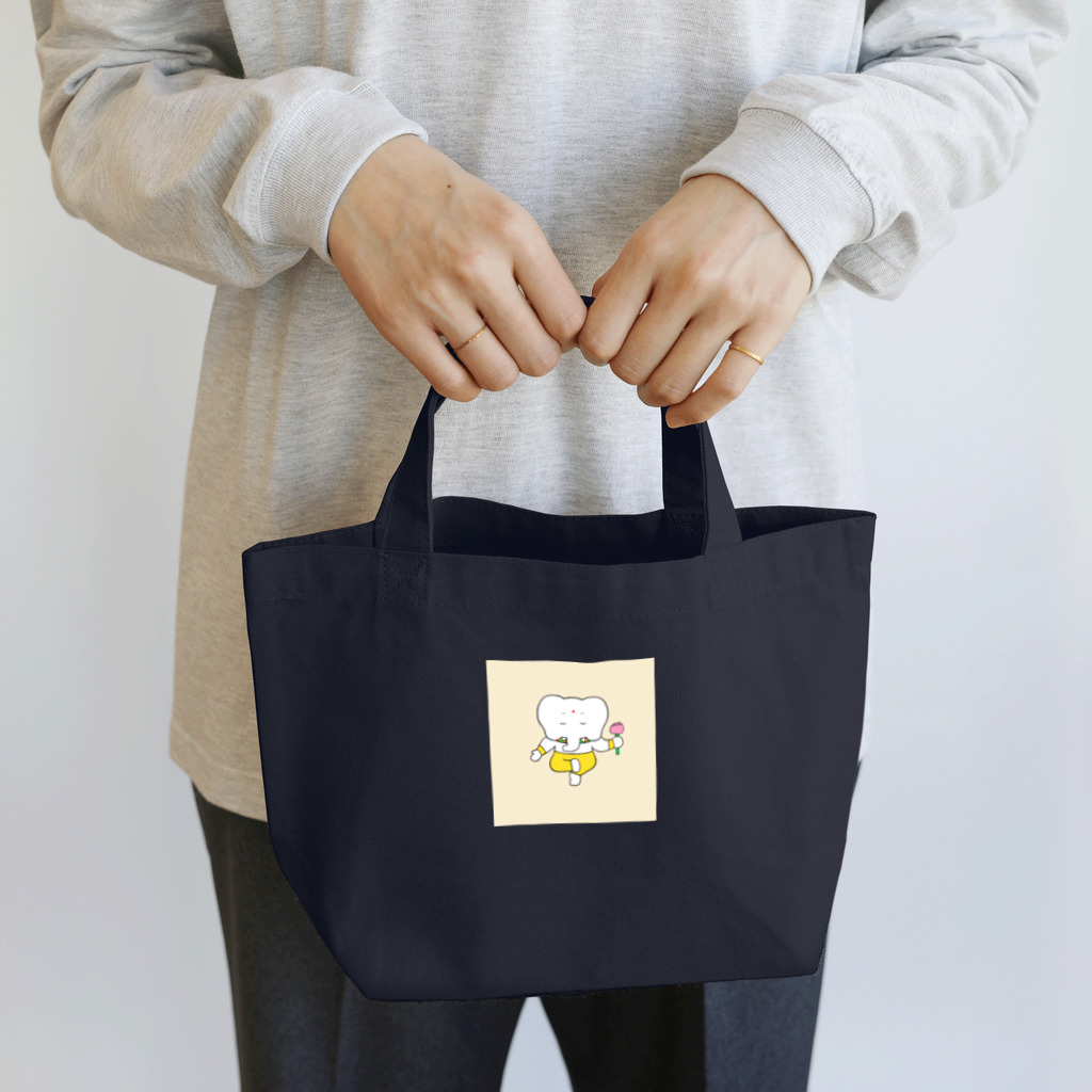 emit+のガネーシャ(ベージュ) Lunch Tote Bag