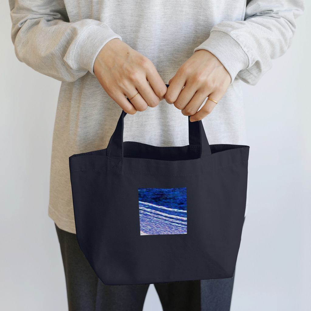 水草の波打ち際（夜） Lunch Tote Bag