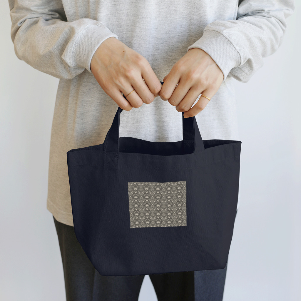 のんつ屋のダンディ柄 Lunch Tote Bag