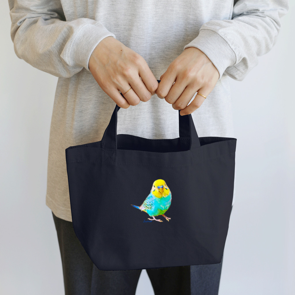 ジュノの秘密のアトリエのセキセイインコ／Juno Lunch Tote Bag