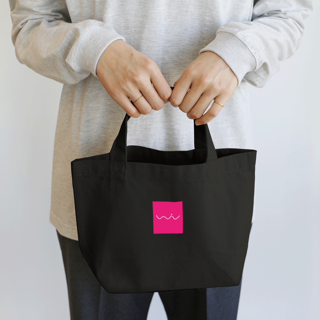 winのwin logo pink  Lunch Tote Bag