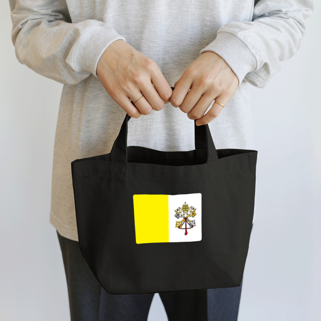 お絵かき屋さんのバチカンの国旗 Lunch Tote Bag