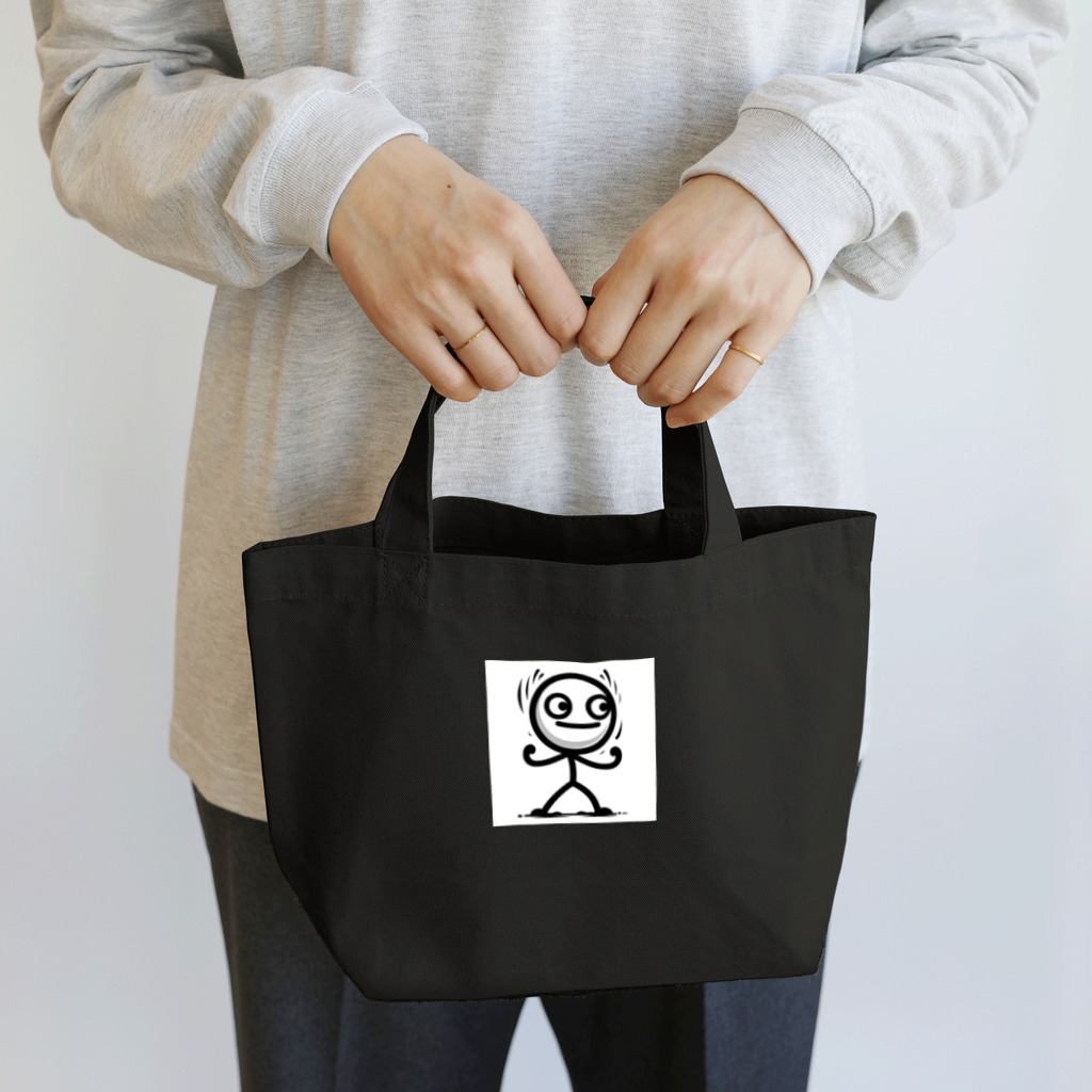Design by hisachilの線人くん(ガッツ) Lunch Tote Bag