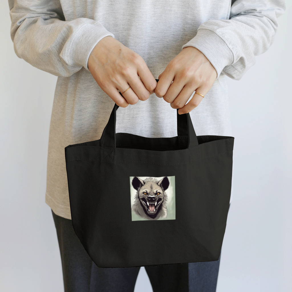 京都イラスト工房の動物シリーズ24：ハイエナ Lunch Tote Bag