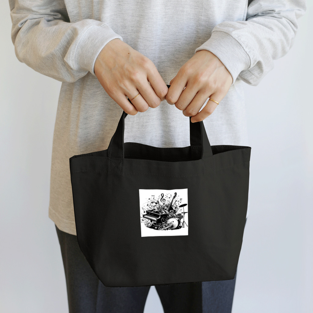 ニュートラルノードの♪Bursting Jazz Lunch Tote Bag