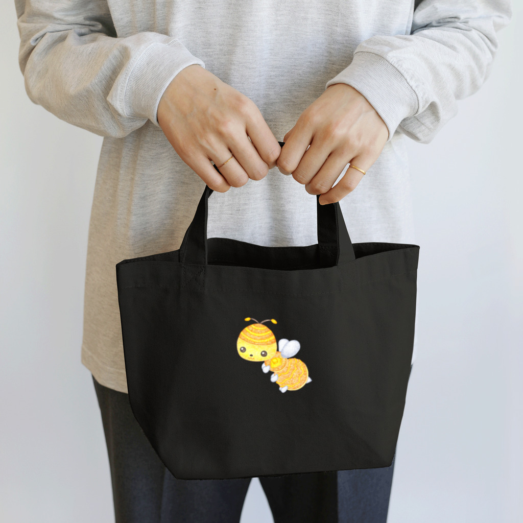 satoayaのアニマルカフェのフードアニマル　ホットケーキ蜂 Lunch Tote Bag