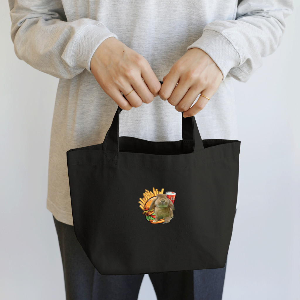 Bunny's Entertainmentの栗饅頭'sBURGER🍔 Lunch Tote Bag