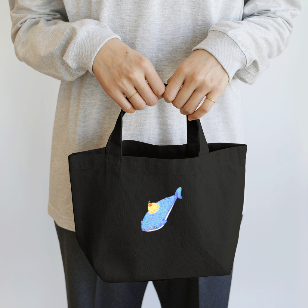 satoayaのアニマルカフェのシ―フードアニマル　クリームソーダジンベイ Lunch Tote Bag