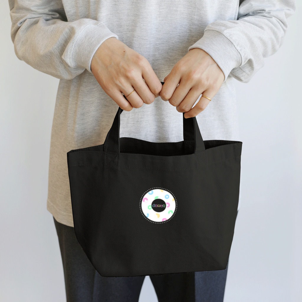 ぱるちゃのdonut(ドーナツ)カラフルver. Lunch Tote Bag