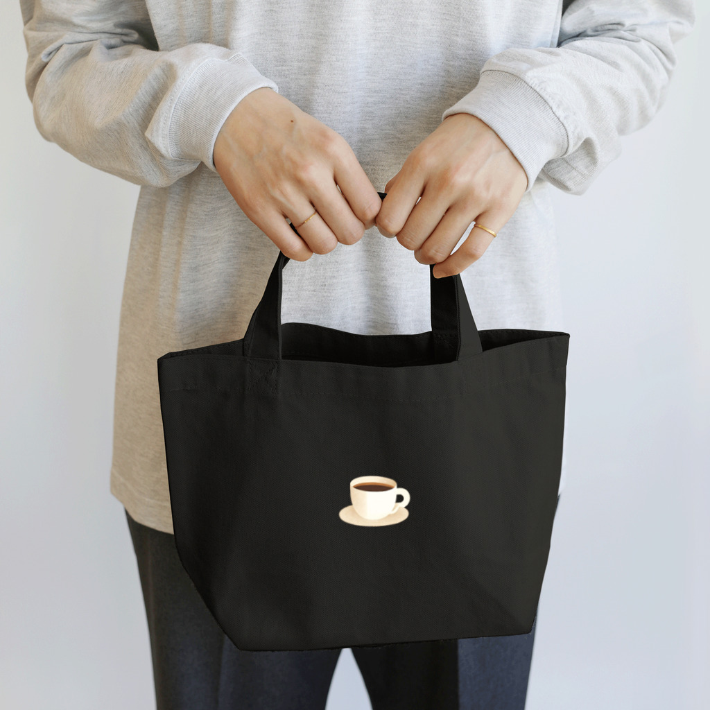 シンプル 組み合わせ用 ファッションのシンプル コーヒー Lunch Tote Bag