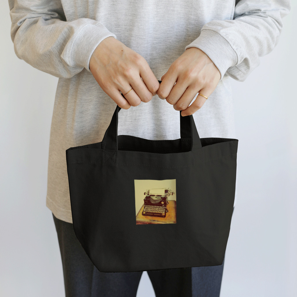 PAW WOW MEOWのタイプライター Lunch Tote Bag