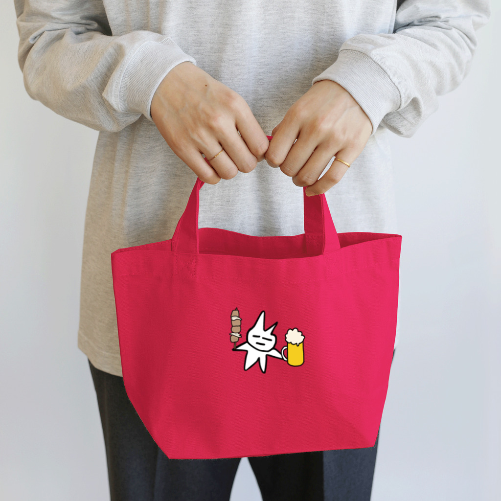 GAKUのおかしな店のひとり焼き鳥♪ フレイザーくんの至福タイム Lunch Tote Bag