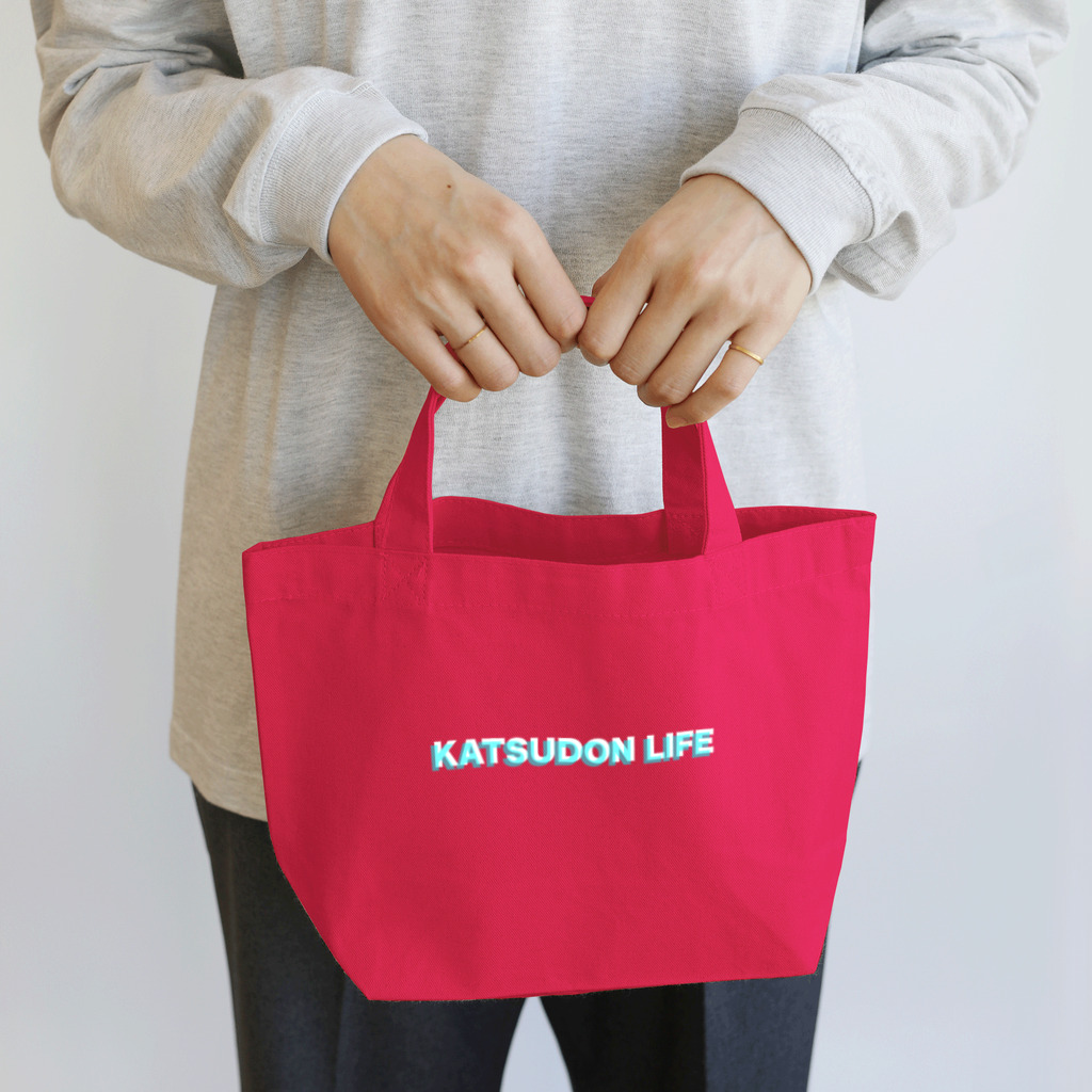 ハロー松田のとんかつTシャツのKATSUDON LIFE ランチトートバッグ