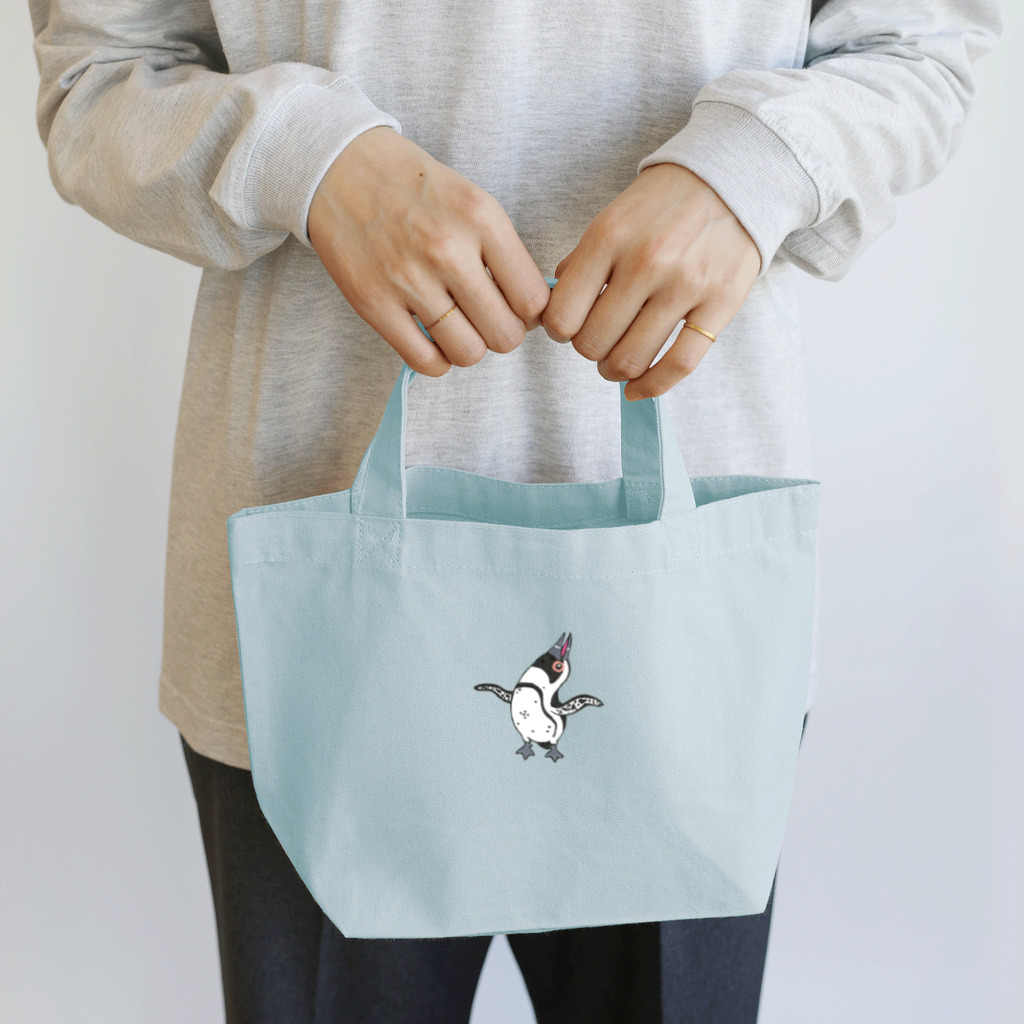 penguininkoのケープペンギンのボエーの瞬間 Lunch Tote Bag